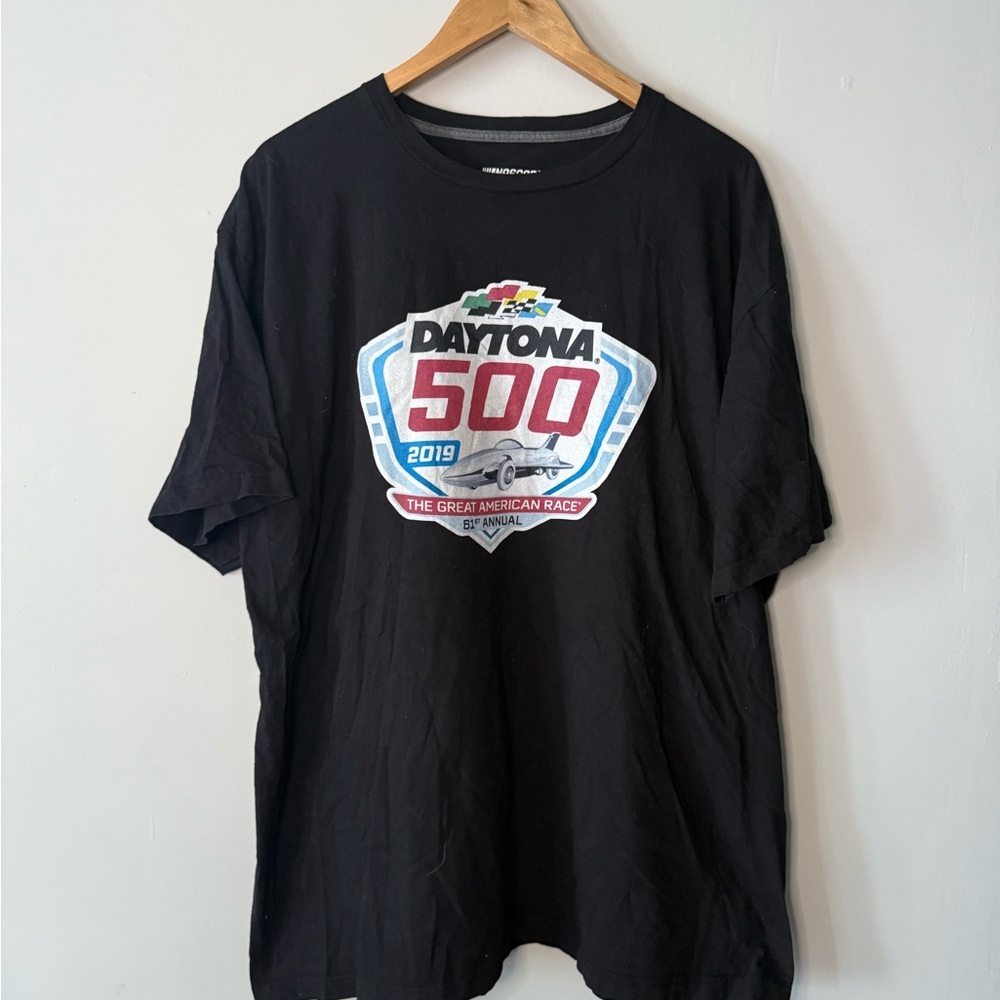 NASCAR Fanatics Daytona 500 2019 T-Shirt – Size 2XL – Black Graphic Tee